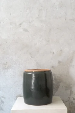 Berit krukken, ø 33, grønblå