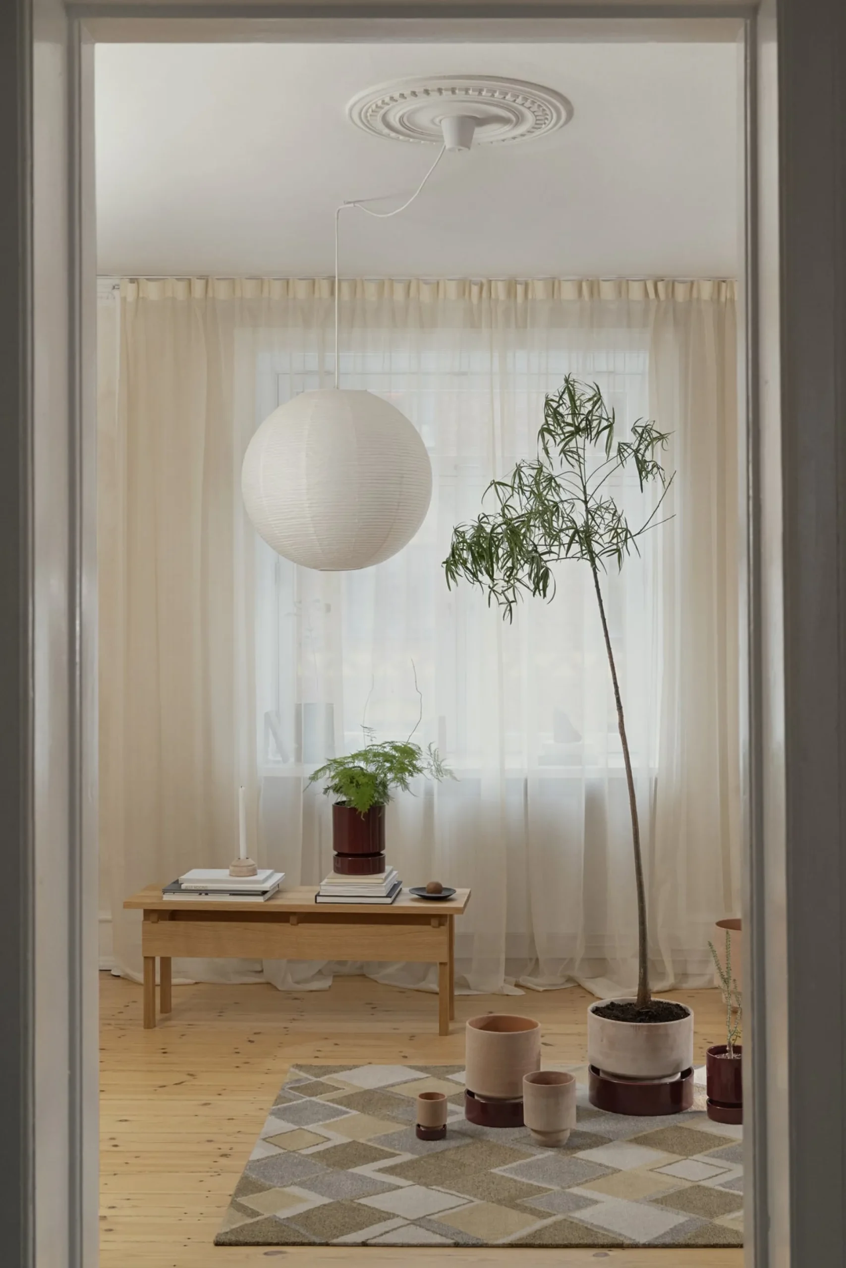 Hoff krukke, raw grey + Burgundy underskål