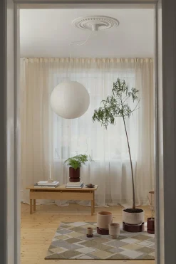 Hoff underskål, glaseret Burgundy