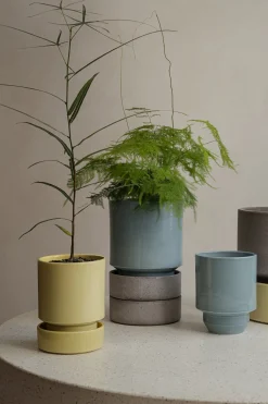 Hoff underskål, glaseret Pale Yellow