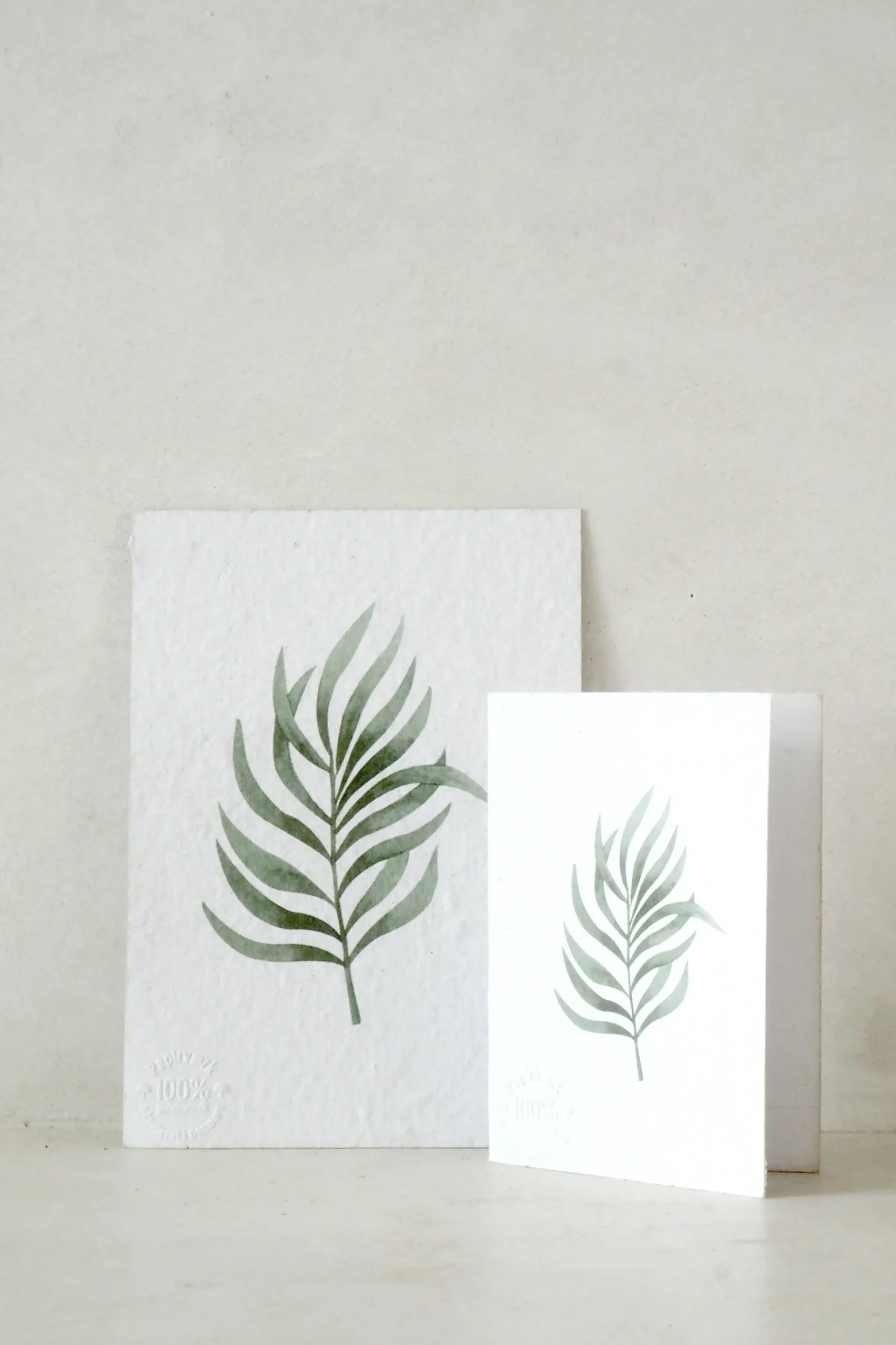 Kort - blad no. 1 - 100% genanvendt papir