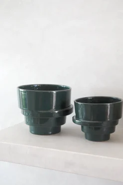 Stabel krukke, mørkegrøn