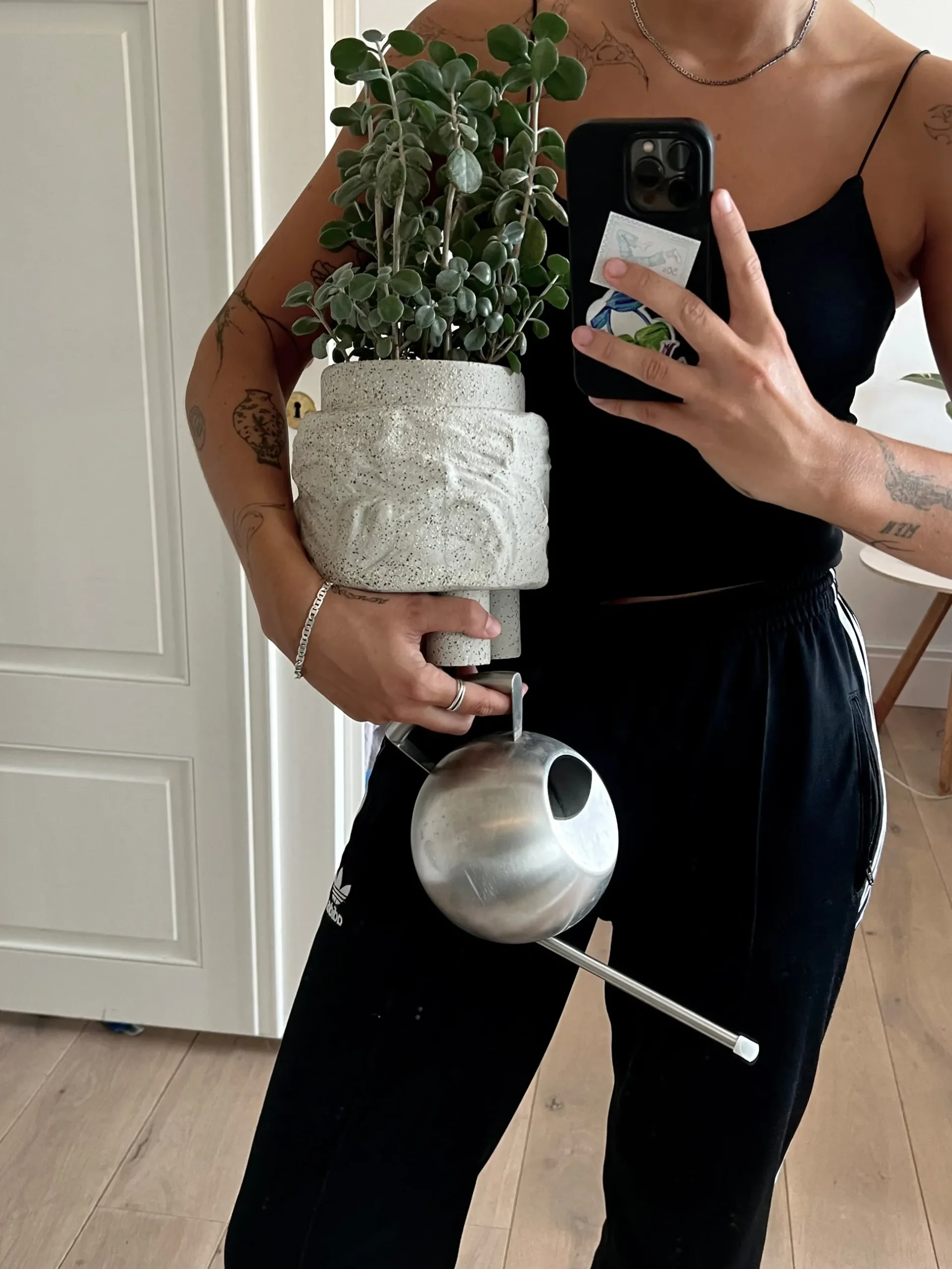 Stainless steel, rund vandkande