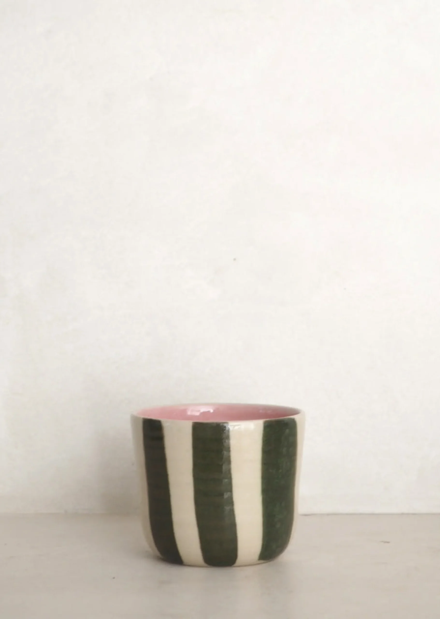 StineMei Plantekop - Stribet grøn