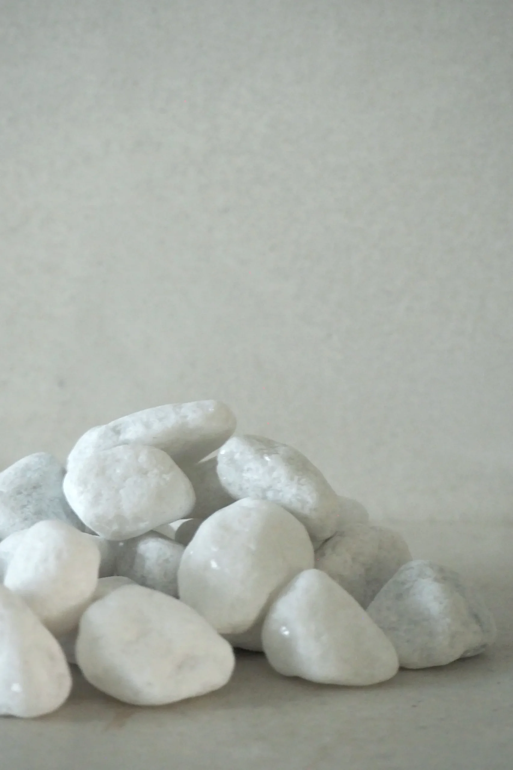 Topping sten - Medium hvid