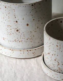 V.O krukke - hvid, small